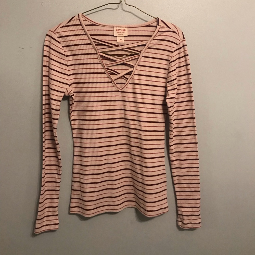 Long sleeve cross shirt